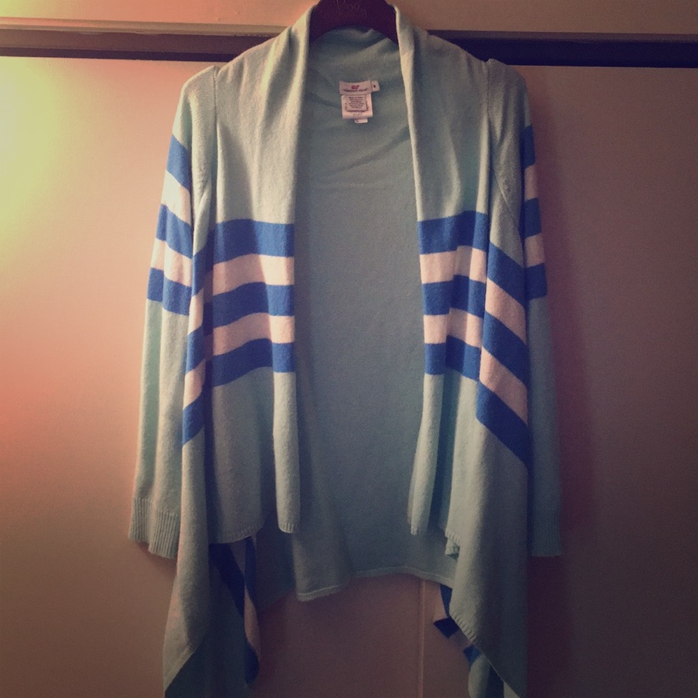 vineyard vines women’s waterfall cardigan size M